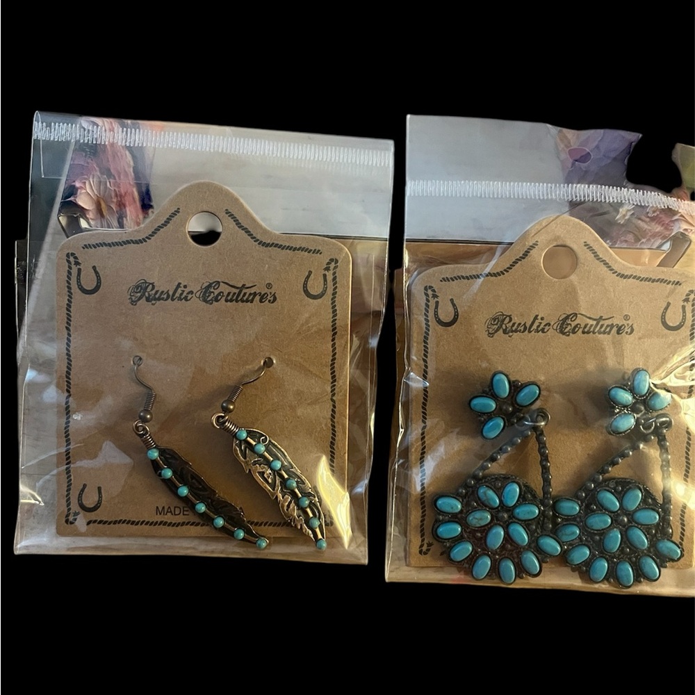 Turquoise Earrings Set